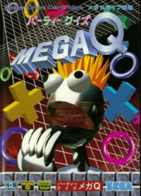 Party Quiz Mega Q JP Sega Mega Drive JP box art